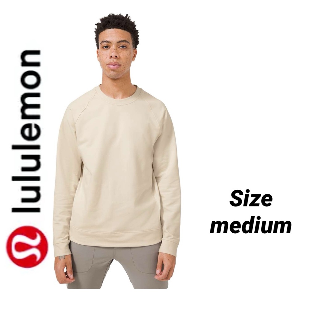 Lululemon City Sweat Crew cream Men’s Medium